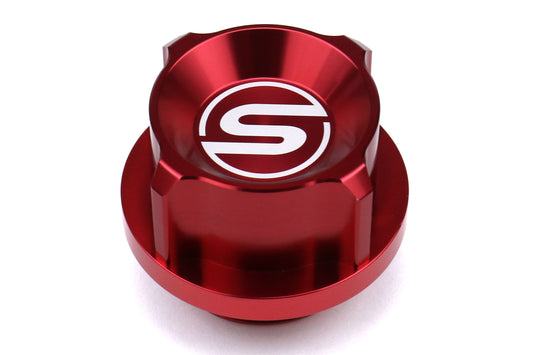 SBSSSOILCAP-RD SubiSpeed Oil Filler Cap - 2015+ WRX / 2015+ STI / 2013+ BRZ-Red,