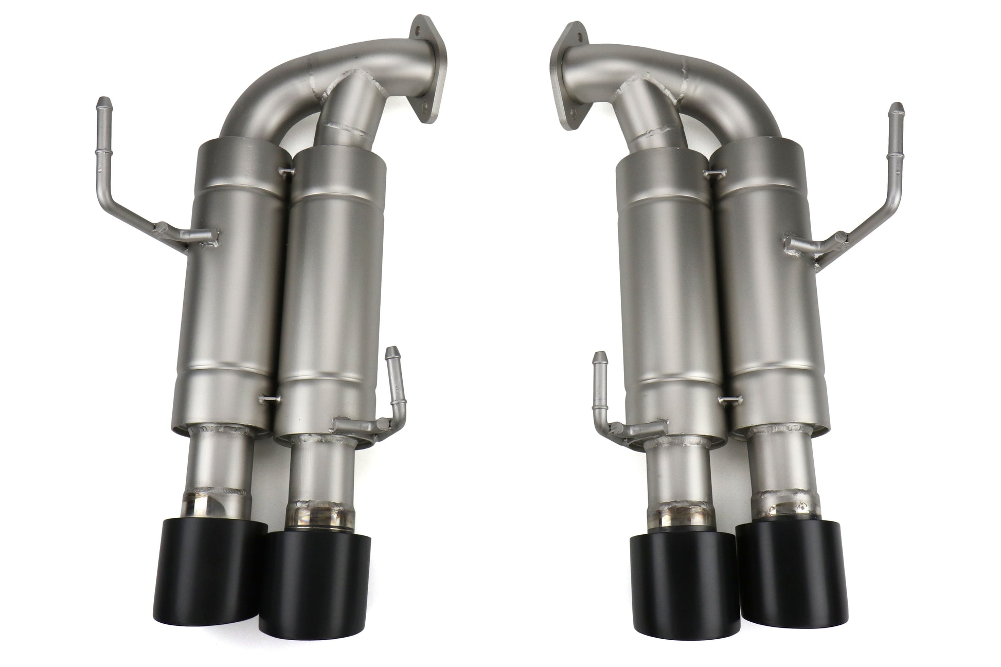 CPESBAE00002B CP-E Austenite Axle Back Dual Mufflers - 2015+ WRX / STI-Black,