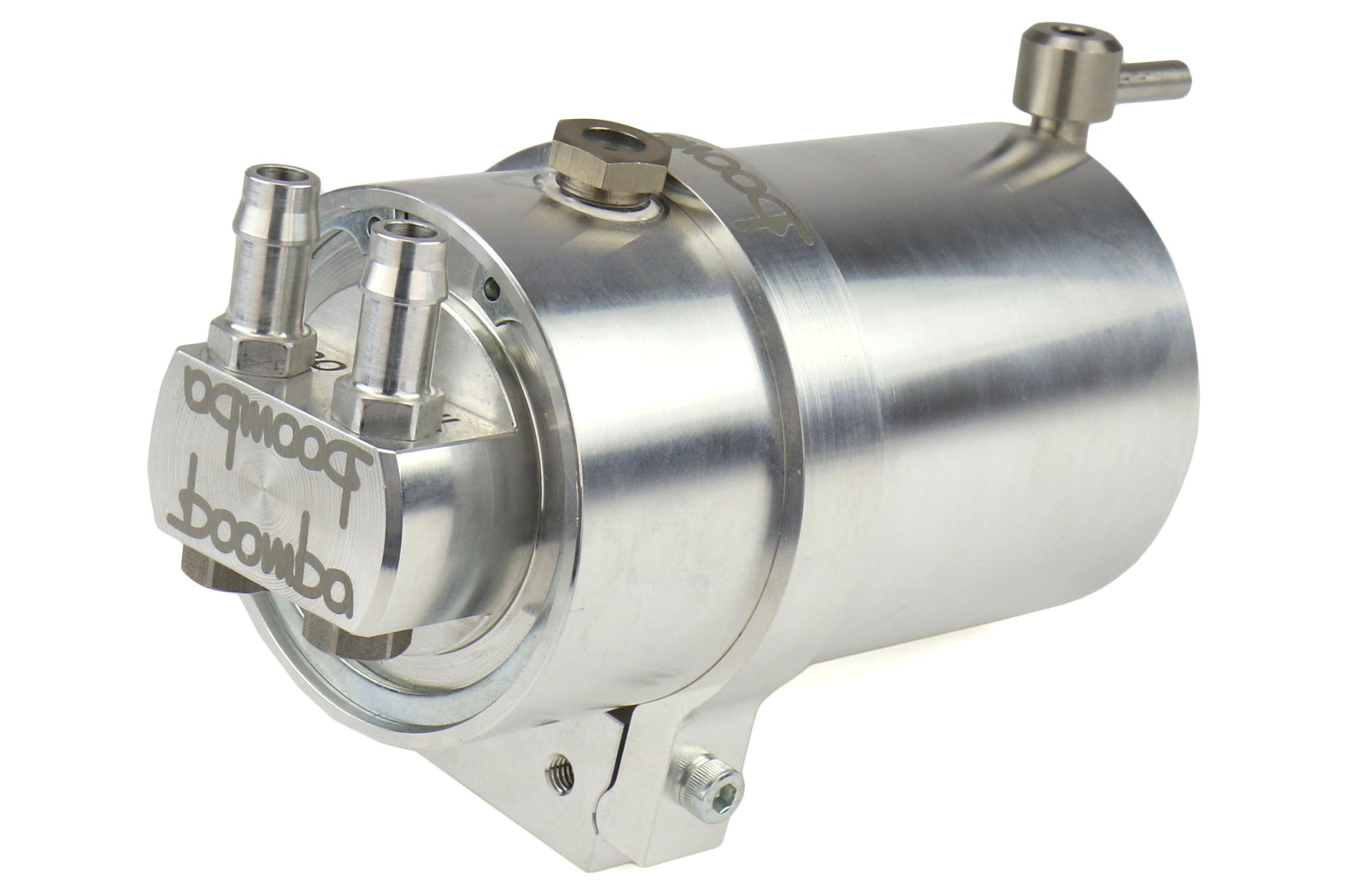 BBA031-00-026N Boomba Racing Stage 2 Oil Catch Can Kit (PCV) - 2015+ WRX-Silver,