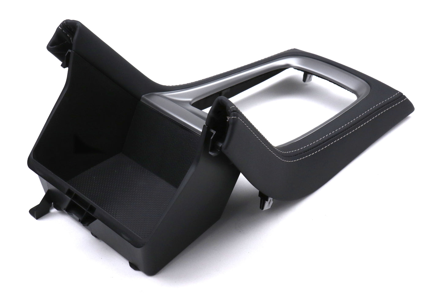 SUB92121VA362 Subaru OEM JDM S4 tS Shifter Console with Silver Stitching - 2015+ WRX CVT,