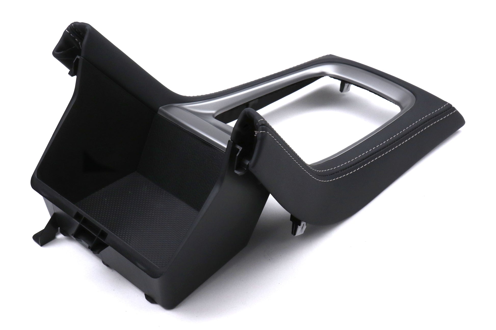 SUB92121VA362 Subaru OEM JDM S4 tS Shifter Console with Silver Stitching - 2015+ WRX CVT,