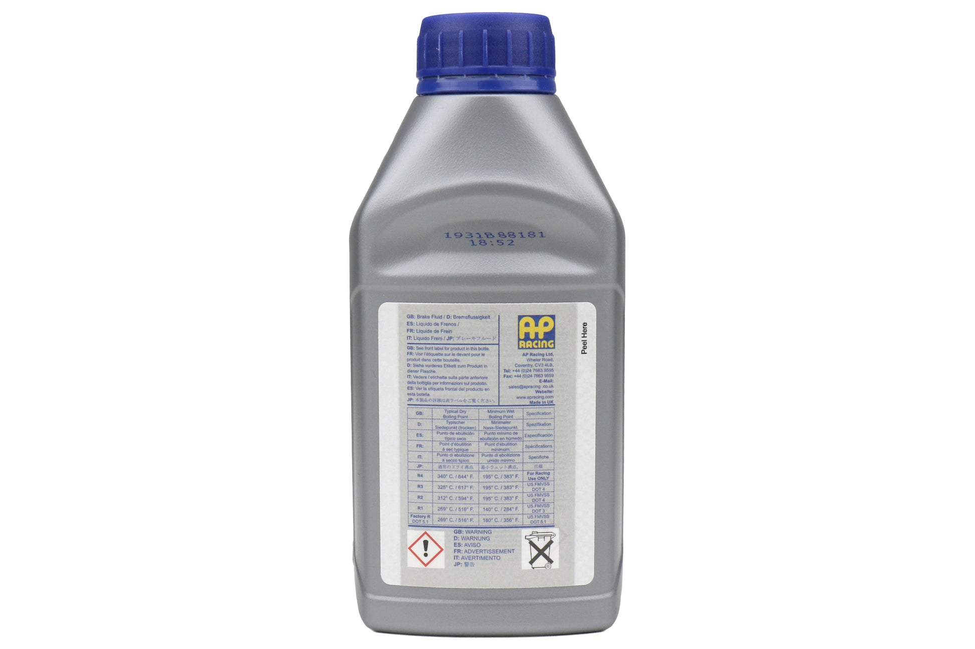 APC15 601600 AP Racing Super 600 Brake Fluid,