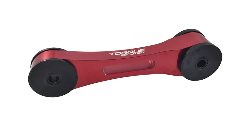 TQSTS-SU-011R Torque Solution Billet Aluminum Pitch Stop Mount - 2015+ WRX / 2015+ STI / 2014+ Forester-Red,