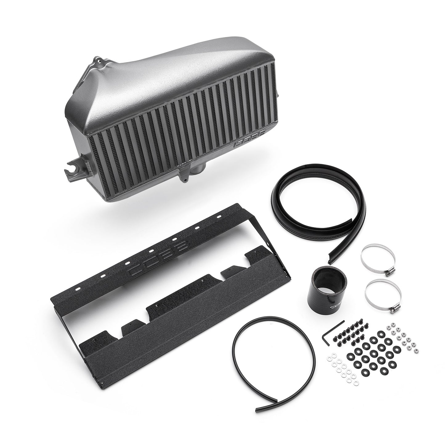 Cobb Top Mount Intercooler Silver - 2022-2024 Subaru WRX