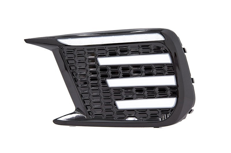 OLMA.70106.1 OLM Clear Tri Bar Fog Light Bezel - 2018* WRX / 2018+ STI,