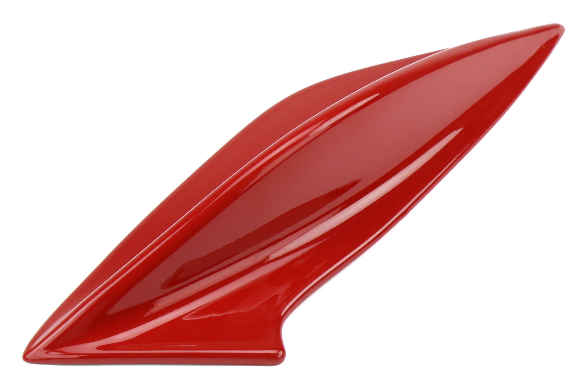 OLMOLM15STIFIN-C7P OLM STI Spoiler Side Fins - 2015+ WRX / 2015+ STI-Lightning Red / Firestorm Red (C7P),