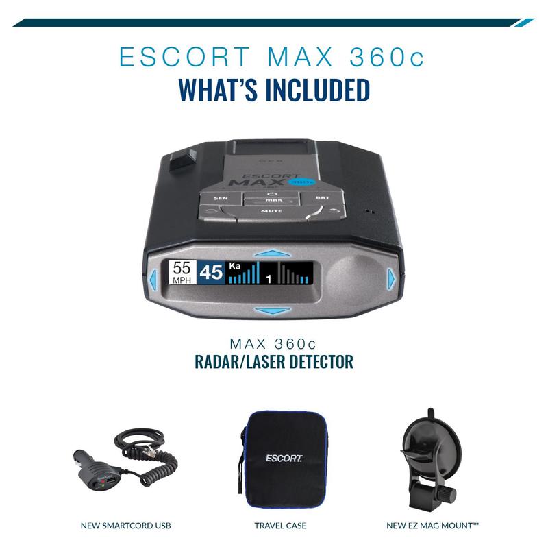ESC01000371 Escort Max 360C Radar Detector,