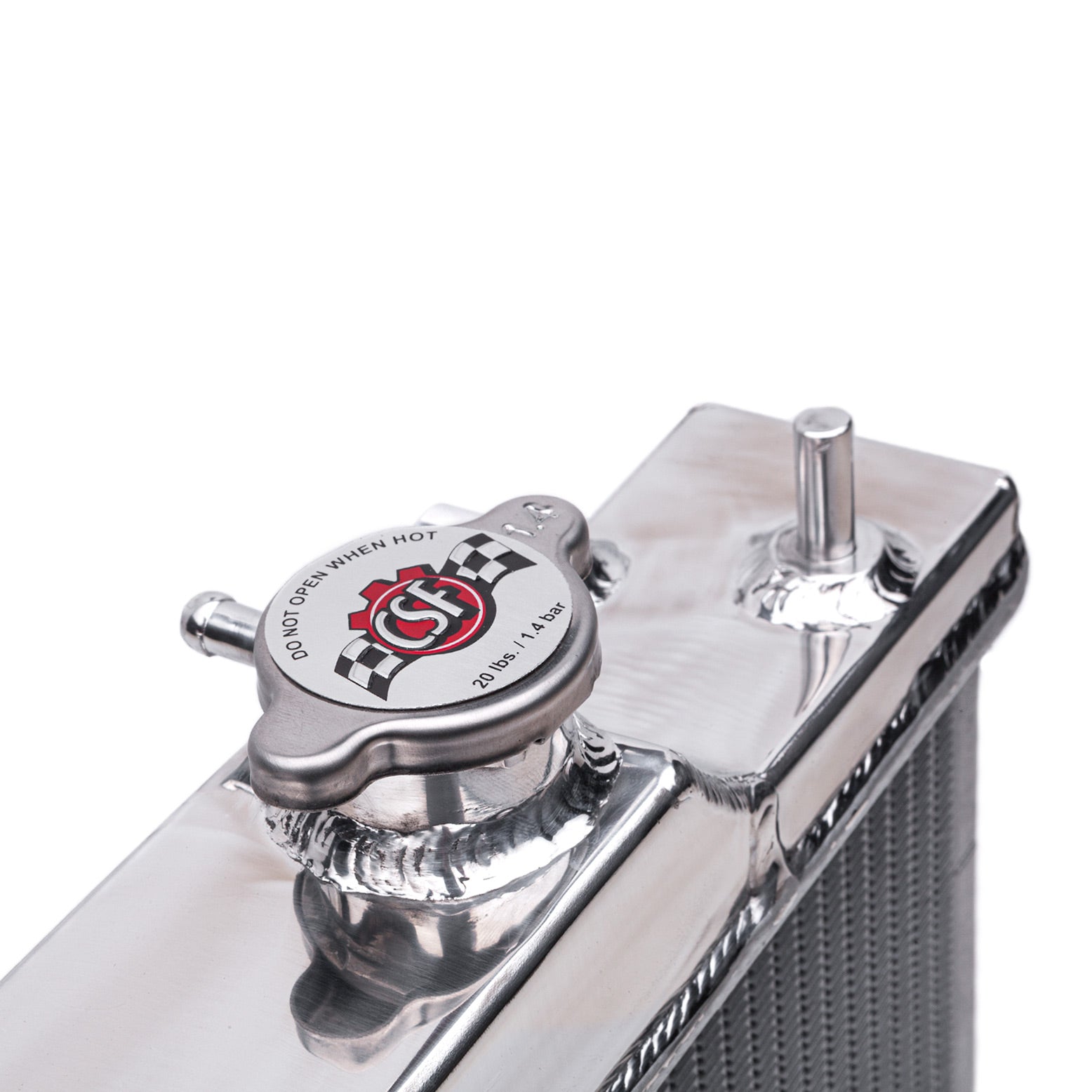 COBB22415-RS COBB CSF 2-Row Subaru Aluminum Radiator - 2008-2021 Subaru WRX/STI,