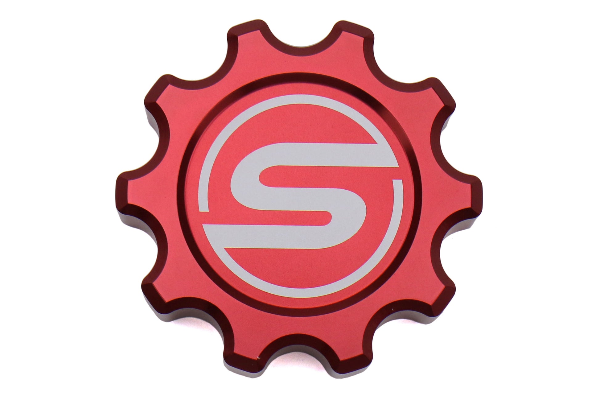 SBS15WRXBFC-RD SubiSpeed Brake Fluid Cap Cover - 2015+ WRX / 2015+ STI / 2013+ BRZ-Red,