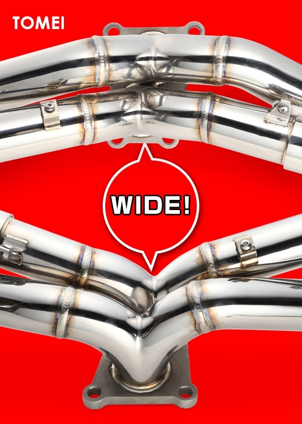 TOMTB6010-SB04A Tomei Expreme Unequal Length Exhaust Manifold Kit - 2015+ WRX / 2014+ Forester XT,