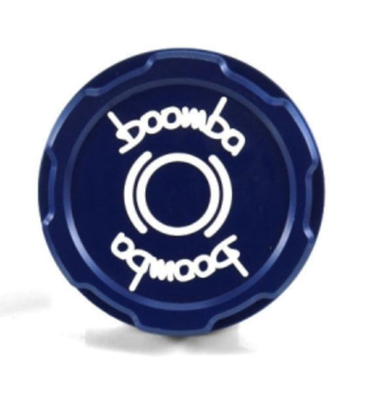 BBA031010110300 Boomba Racing Brake Reservoir Cover Cap Blue - 2015+ Subaru WRX,