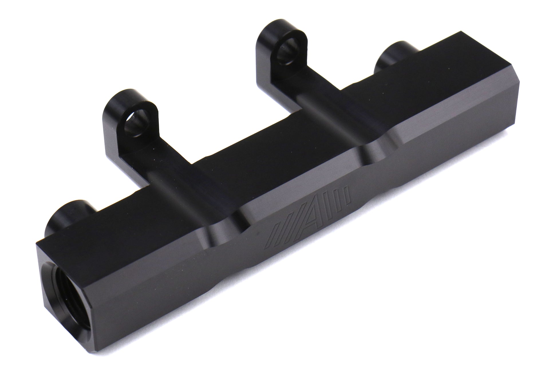 ALUALM-FUEL-RAIL Aluminati Billet Top Feed Fuel Rails - 2015+ STI-Black,