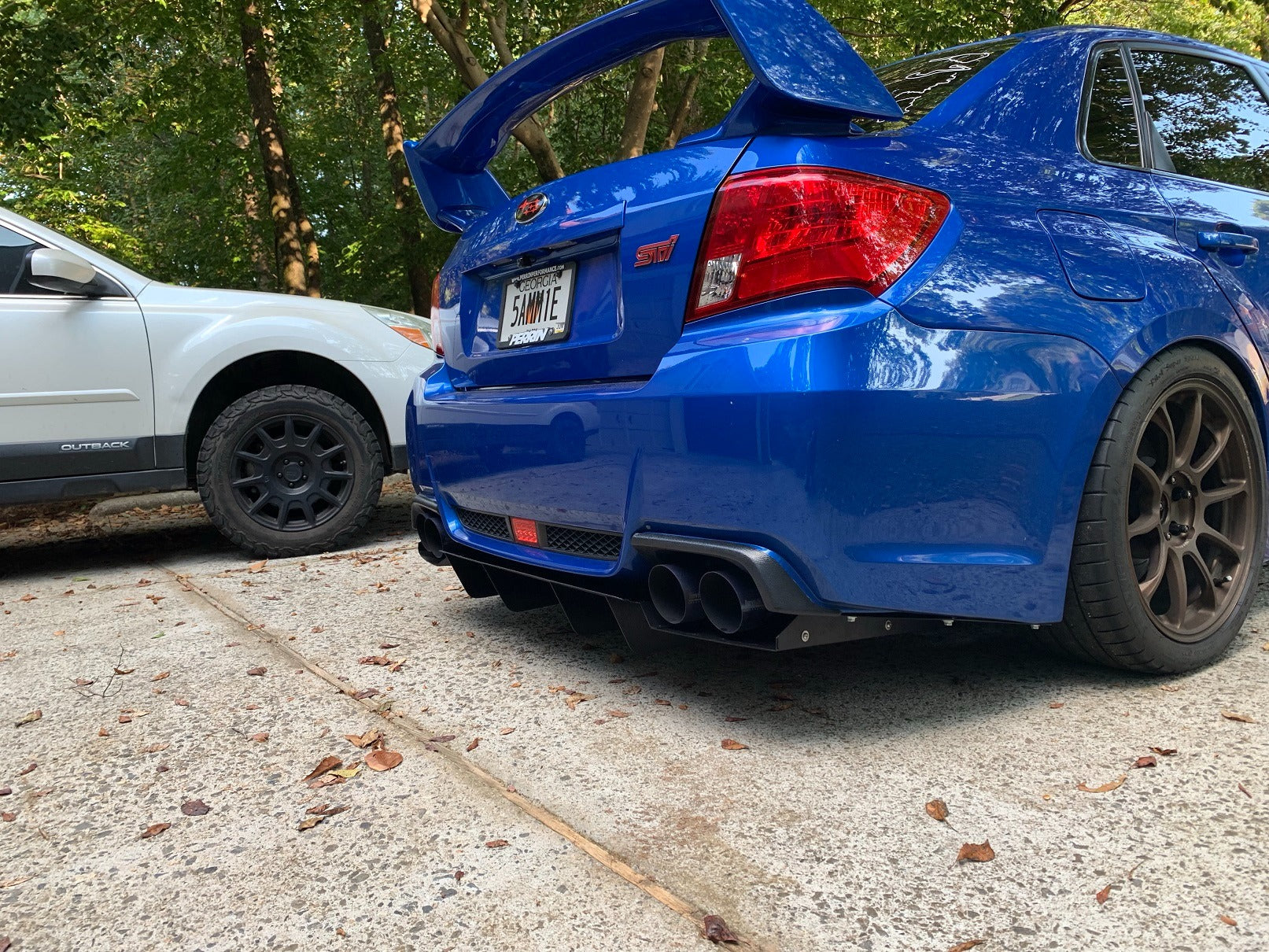 VERA0187A   -   Verus Engineering Rear Diffuser  - 2011-2014 Subaru WRX/STI Sedan,