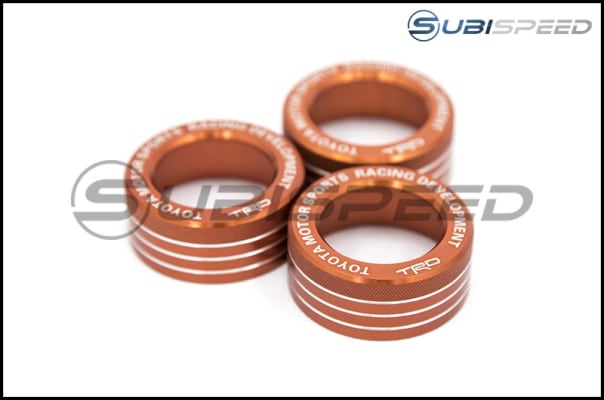 TRD Style Dual Climate Control Knobs - 2013-2016 Scion FR-S / 2013-2020 Subaru BRZ / 2017-2019 Toyota 86
