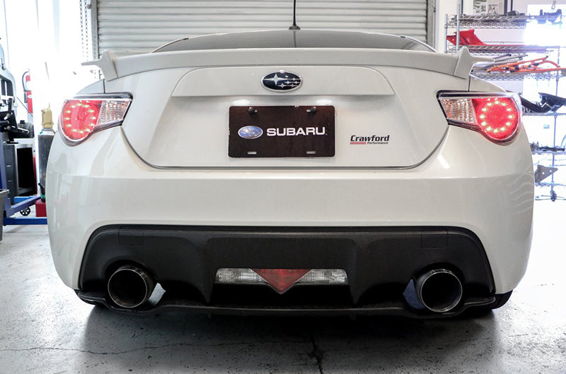 CRAE0380-1 Crawford Gymkhana Two Axle-Back Megaphone Exhaust - 2013-2020 FRS / BRZ / 86,