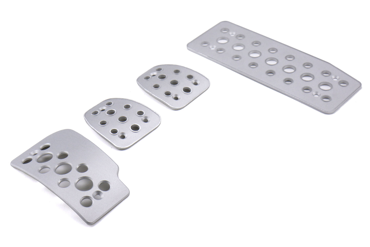 SRPSP4BRZ-FRS Billet Aluminum Sports Racing Pedals - 2015+ WRX / 2015+ STI / 2013+ BRZ-Full Set - Satin,