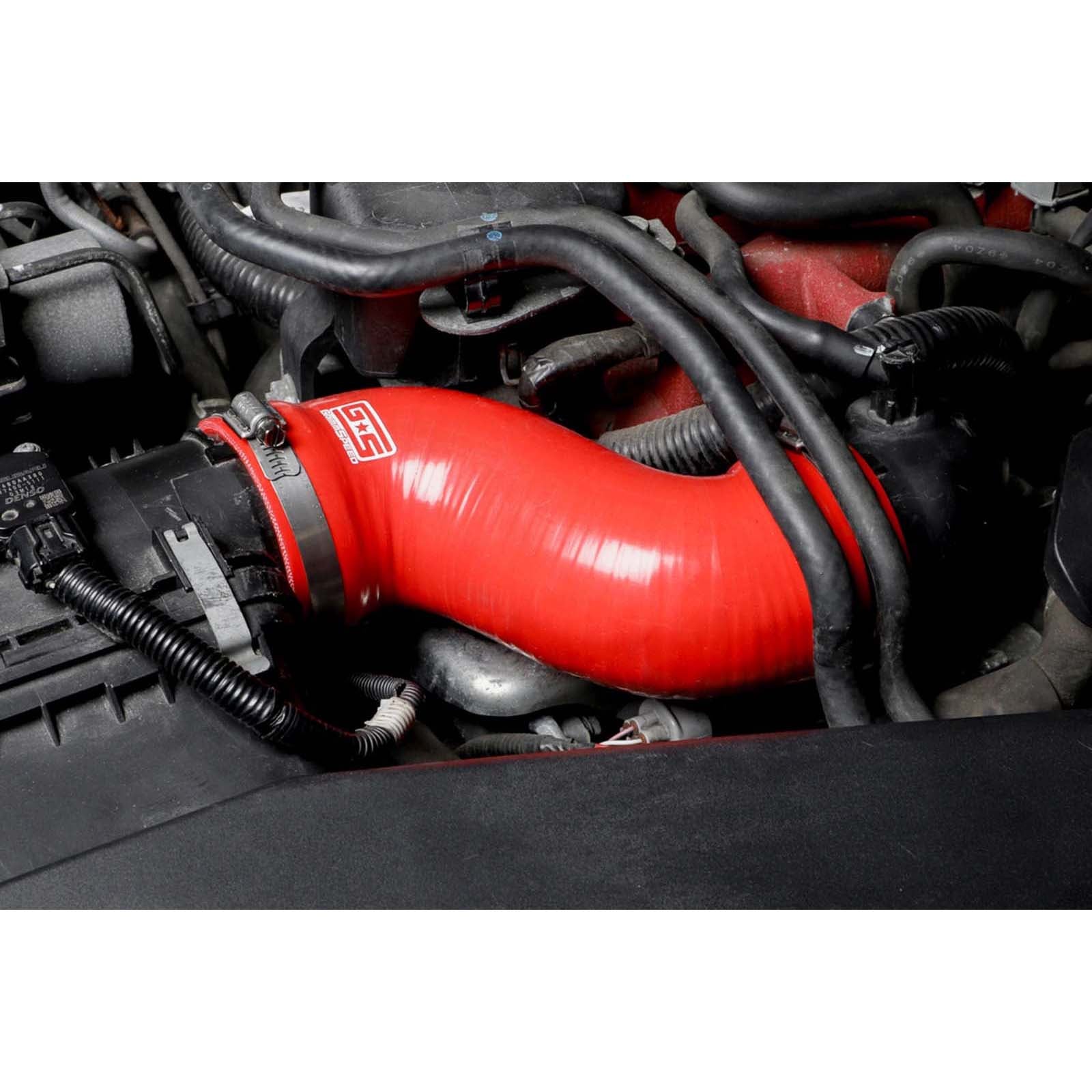 GRM125012 GrimmSpeed Post MAF Hose Kit Red - 2008-2014 Subaru WRX / 2018-2020 Subaru STI,