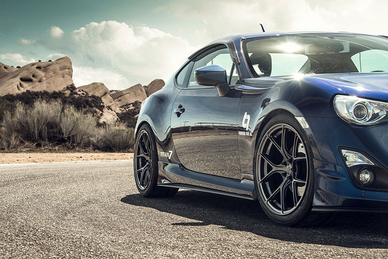 SKU: TTNTS501895040511473ST,,Titan 7 T-S5 Satin Titanium 18x9.5 +40 5x100 (Single Wheel) - 2013-2023 Subaru BRZ / Scion FR-S / Toyota GR86 / 2014-2018 Subaru Forester,
