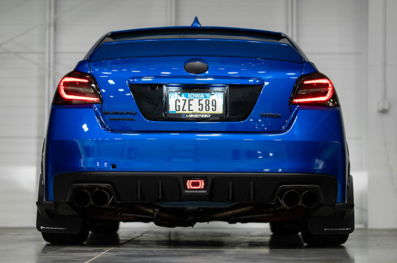 OLM Vector F1 Light - Smoke Lens / Red Bar - 2015-2021 Subaru WRX / STI