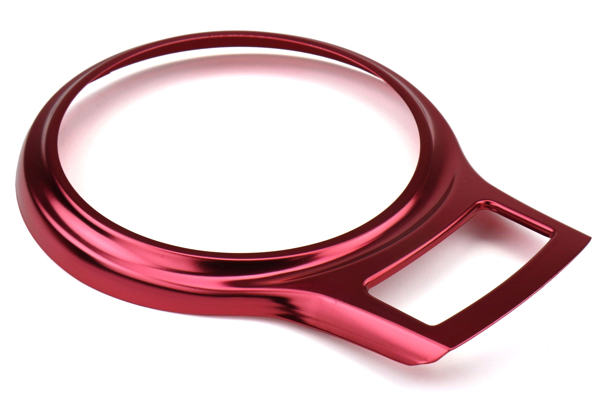 GCSGCSSHIFTTRIMRD Anodized Aluminum Shifter Plate Trim Bezel - 2013+ FR-S / BRZ-Red,