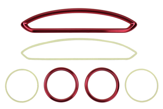 GCSGCSACTRIM02 A/C Anodized Aluminum Vent Trim - Various Colors : Red,