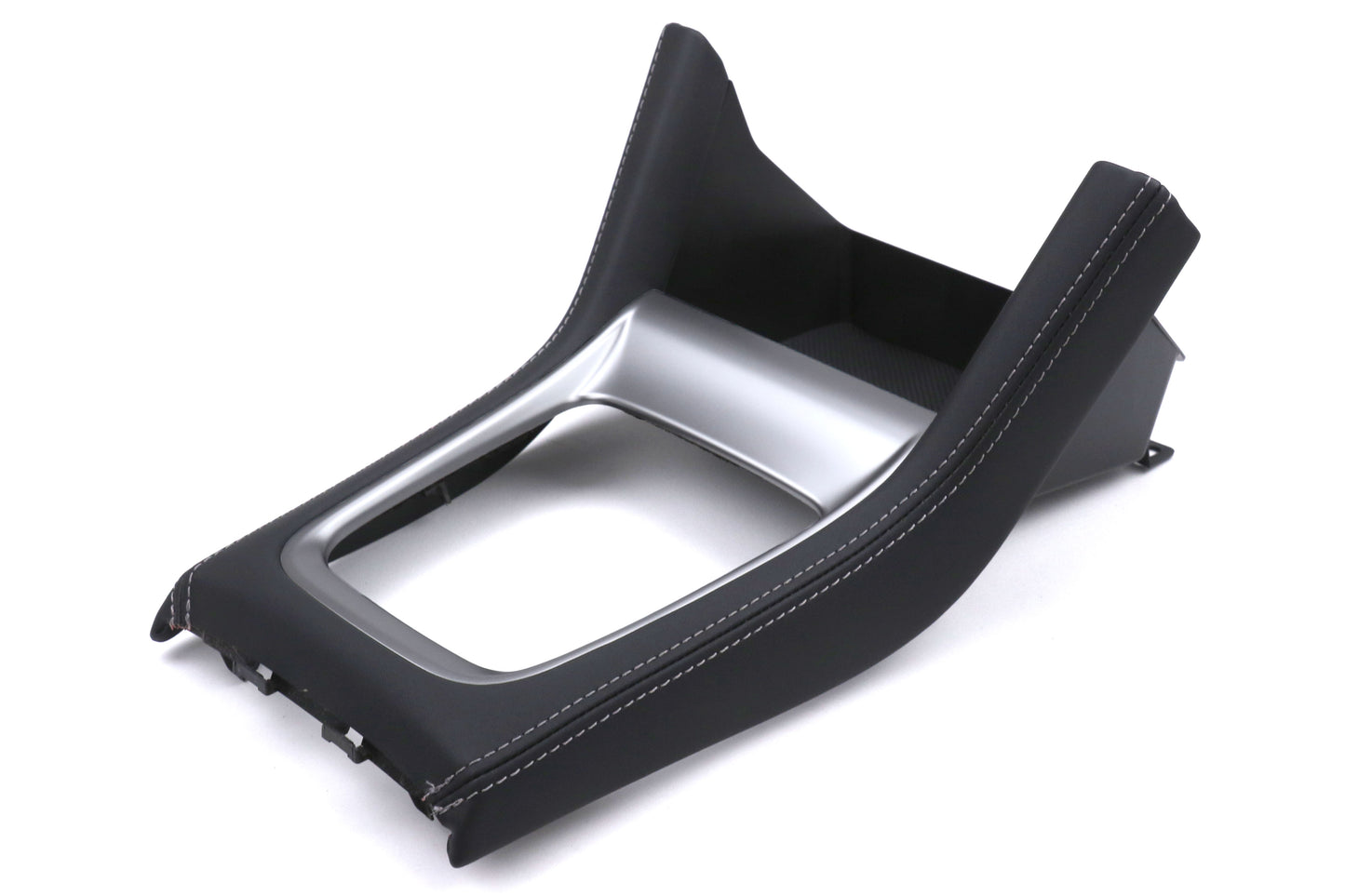 SUB92121VA362 Subaru OEM JDM S4 tS Shifter Console with Silver Stitching - 2015+ WRX CVT,