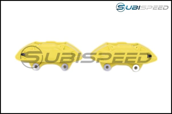 Yellow Brembo 4 Piston Calipers