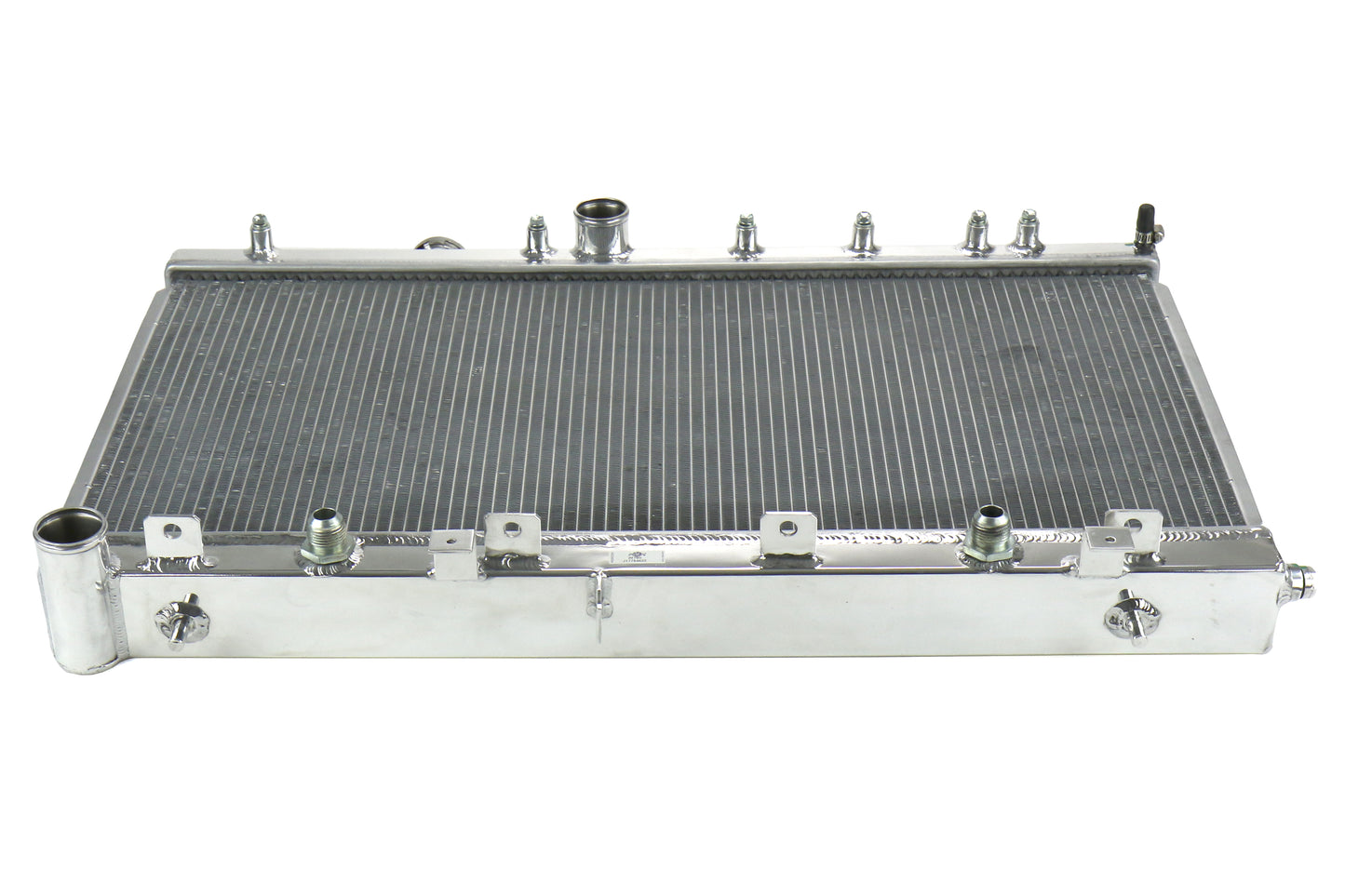 CSF3076O CSF Racing Radiator w/ Built-in Oil Cooler and Sandwich Plate - Subaru WRX/STi Manual 2002-2007,