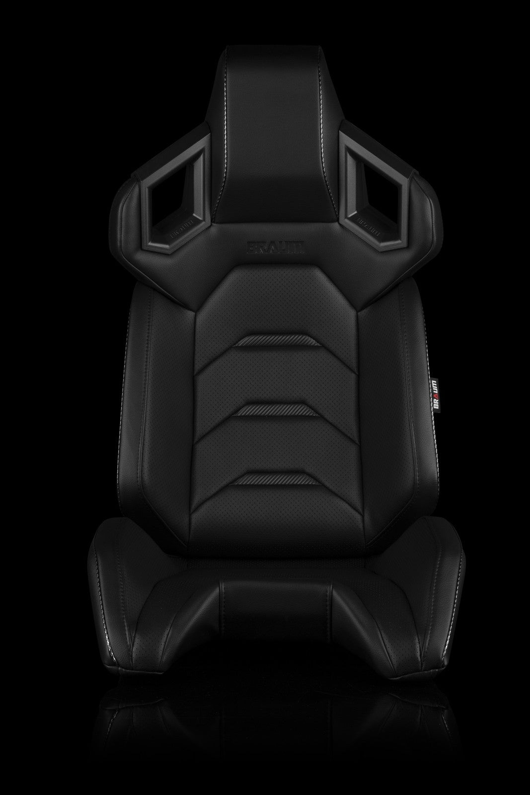 BRMBRR5-BKBK BRAUM ALPHA-X Series Sport Seats - Universal-Black,
