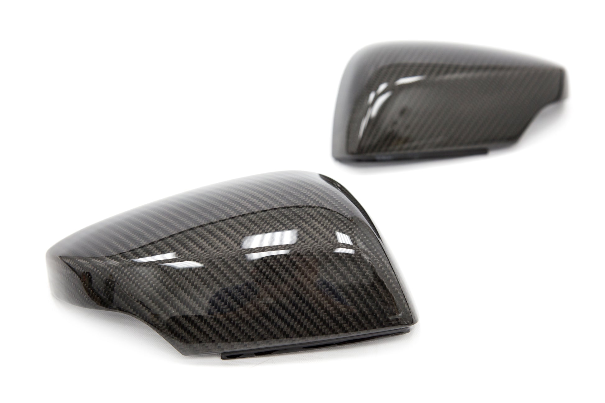 CBR15WRXMIR-CFA Carbon Reproductions Replacement Mirror Covers (With Turn Signal Hole) - 2015+ WRX / 2015+ STI,