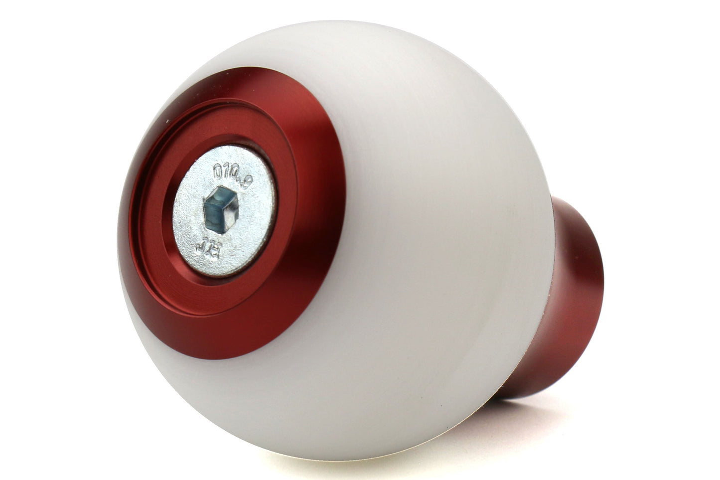 ASA1501010101 AutoStyled Subaru 6 Speed shift knob Red with White Delrin Center,