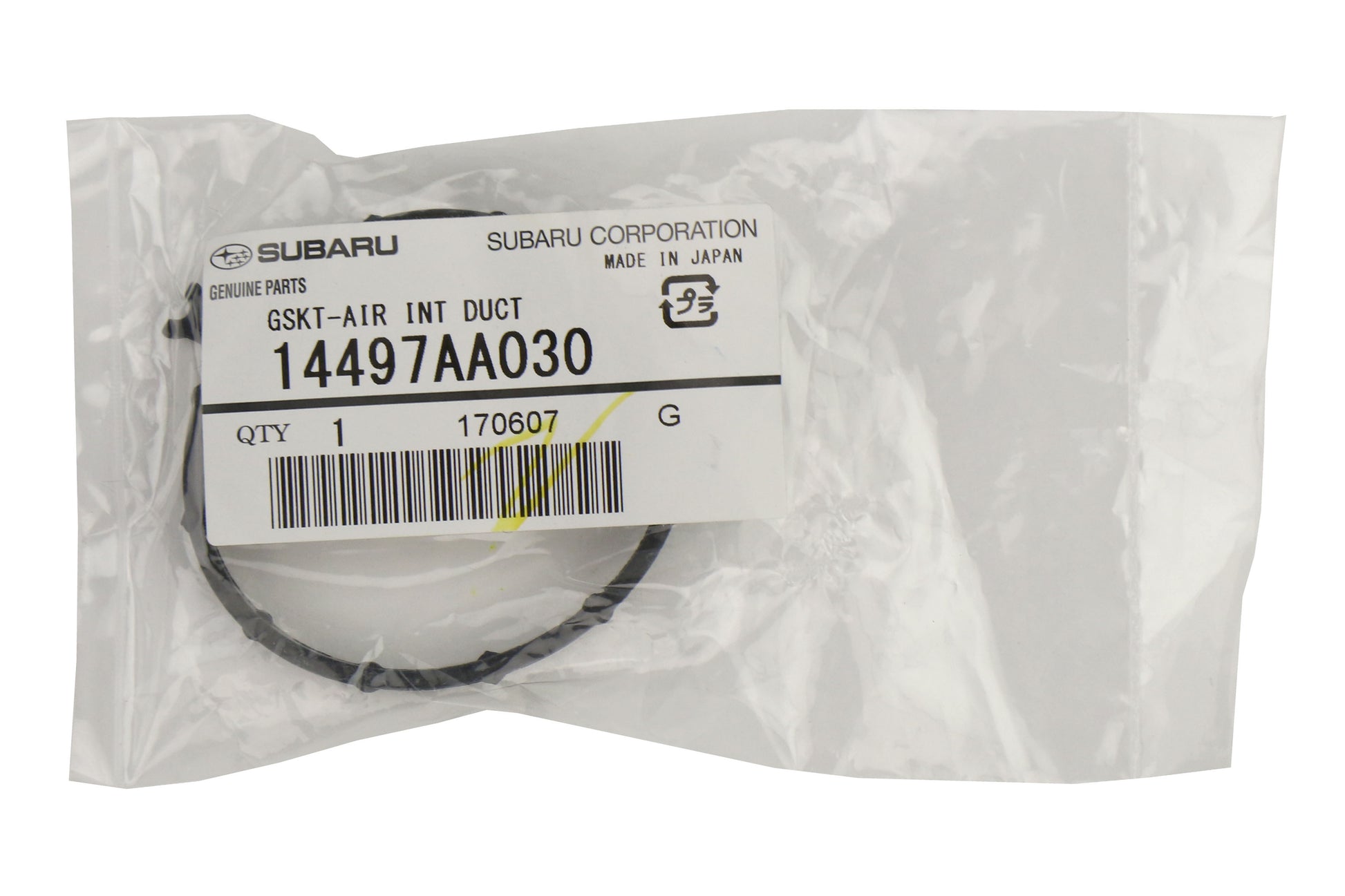 SUB14497AA030 Subaru OEM Chargepipe Gasket - 15+ WRX,