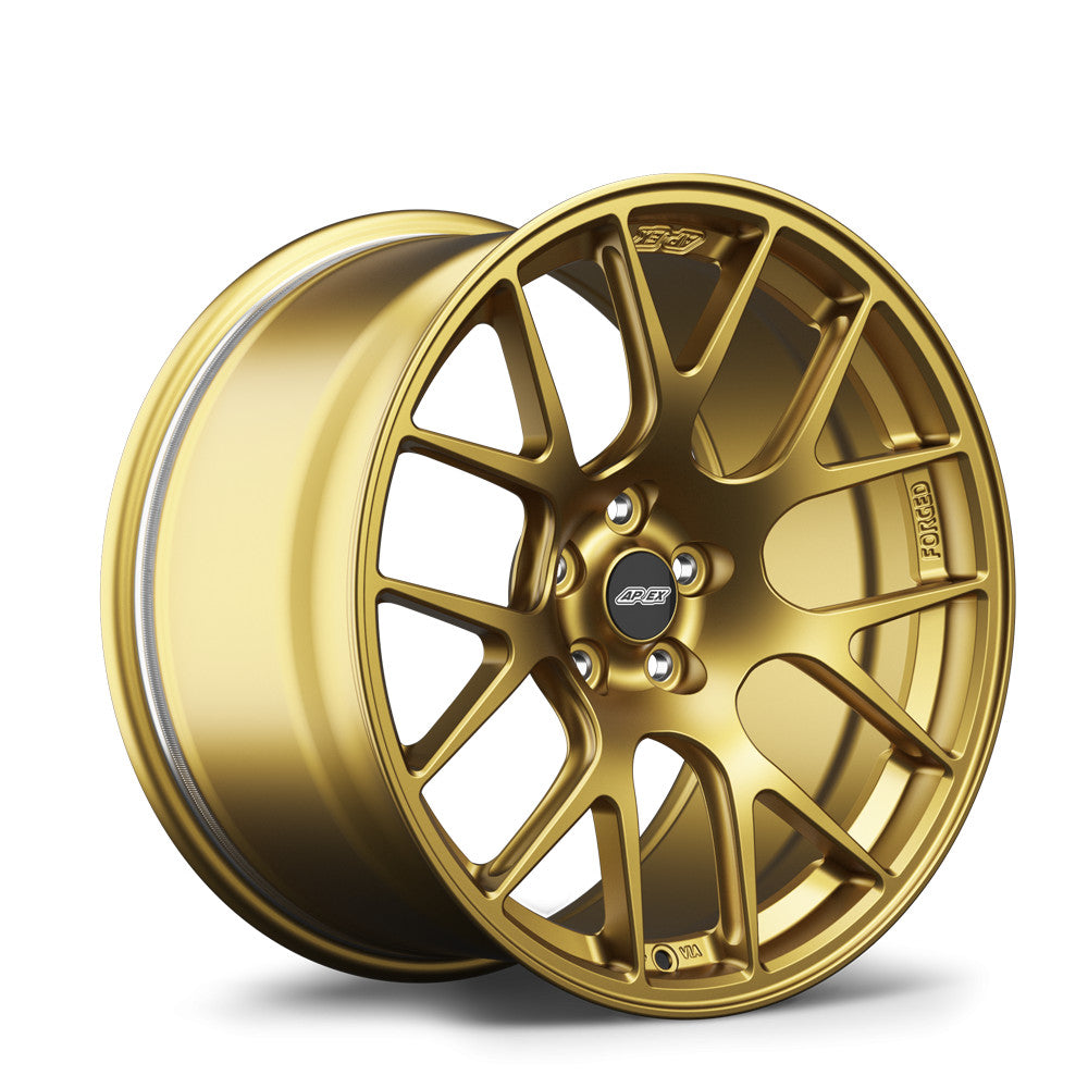 AXREC7R1895ET40-5100-561-SGD Apex Race Parts 18x9.5 +40 EC-7R Forged Satin Gold,
