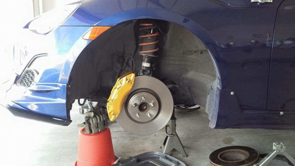 4 Piston ATS Caliper Big Brake Bracket Kit by CTS-V Brake Swap - 2014 Scion FR-S / 2013-2014 Subaru BRZ / 2015 WRX