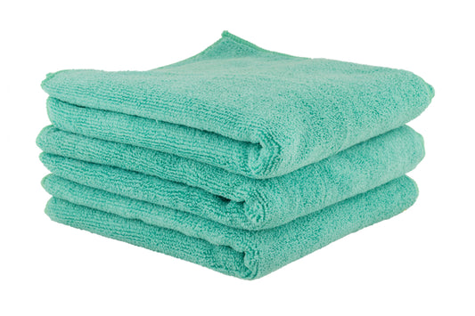 CHEMICMGREEN03 Chemical Guys Workhorse Green Professional Grade Microfiber Towel 16"x16" 3 Pack,