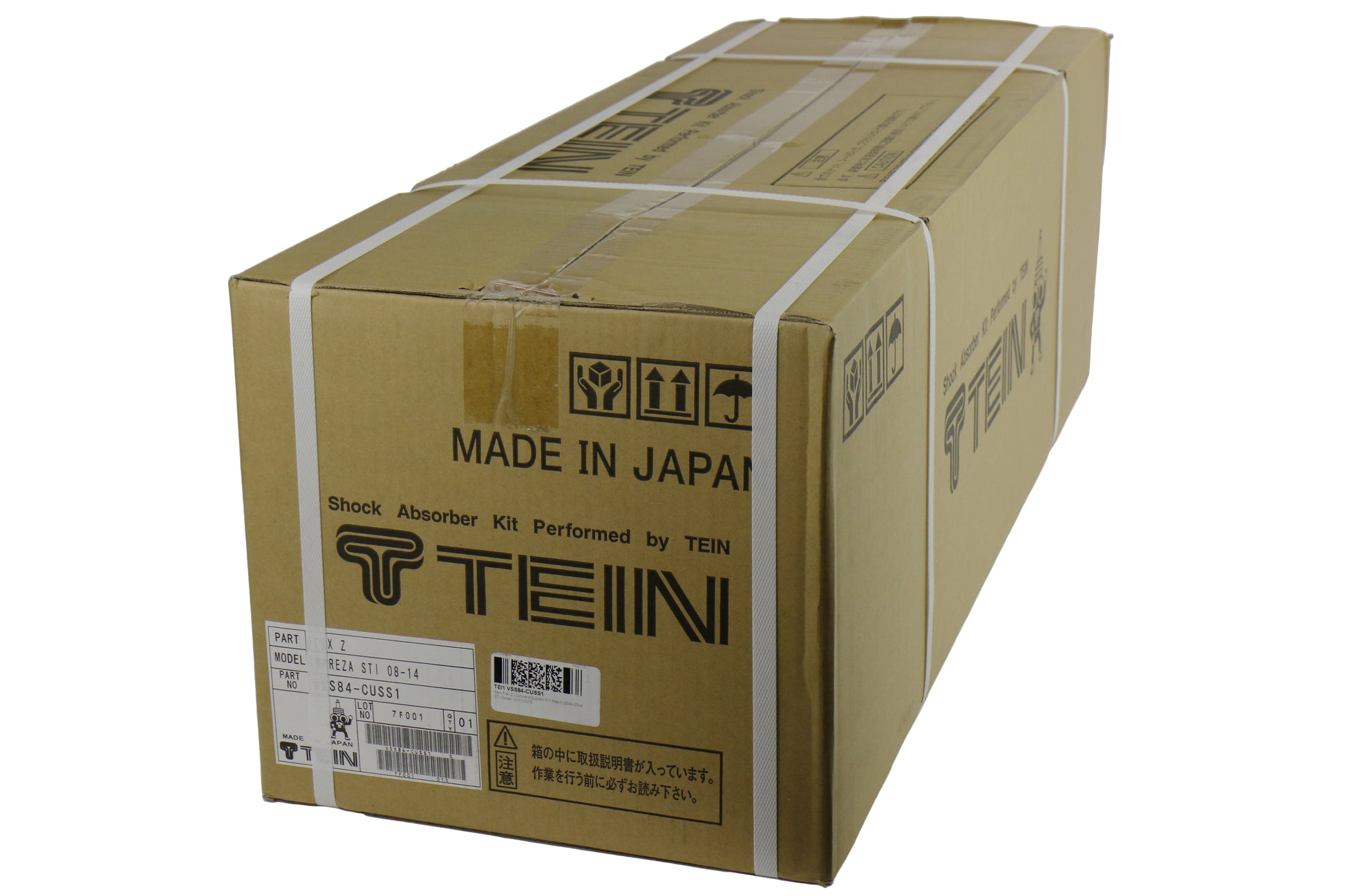 TEIVSS84-CUSS1 Tein Flex Z Coilovers - 2008-2014 Subaru STI,