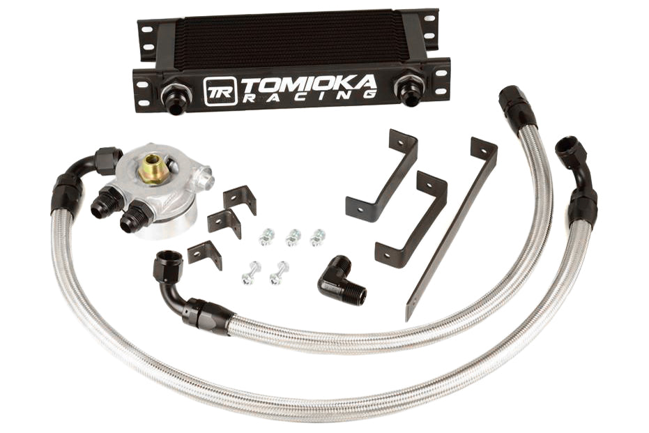 TMRTR-ES2040 Tomioka Racing Oil Cooler Kit with Thermostat - 2013-2020 FRS / BRZ / 86,