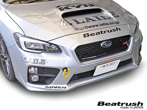 BEAS106024TF-FS Beatrush Front Tow Hook - 2015+ WRX / 2015+ STI-Yellow,