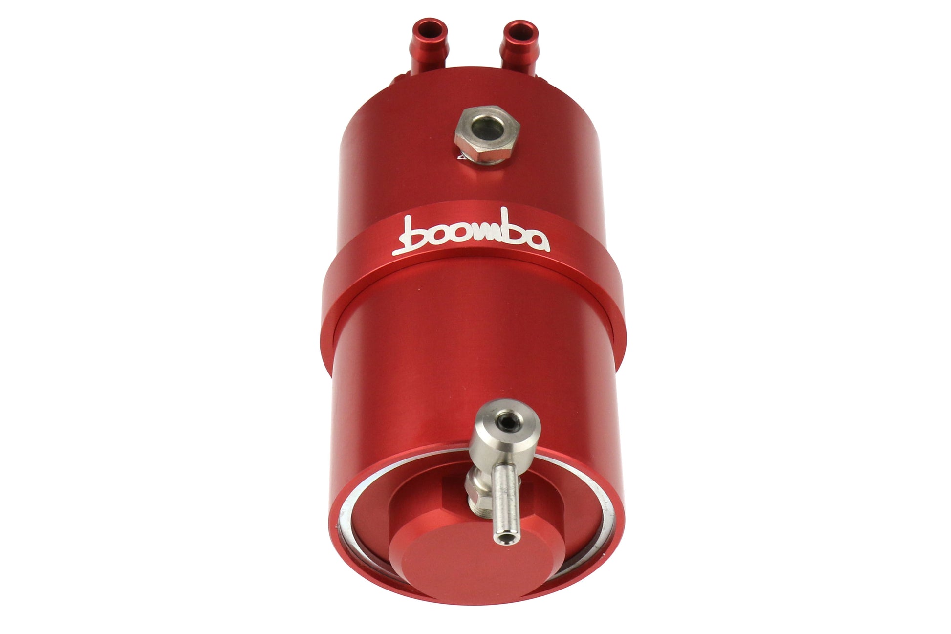 BBA031-00-026R Boomba Racing Stage 2 Oil Catch Can Kit (PCV) - 2015+ WRX-Red,