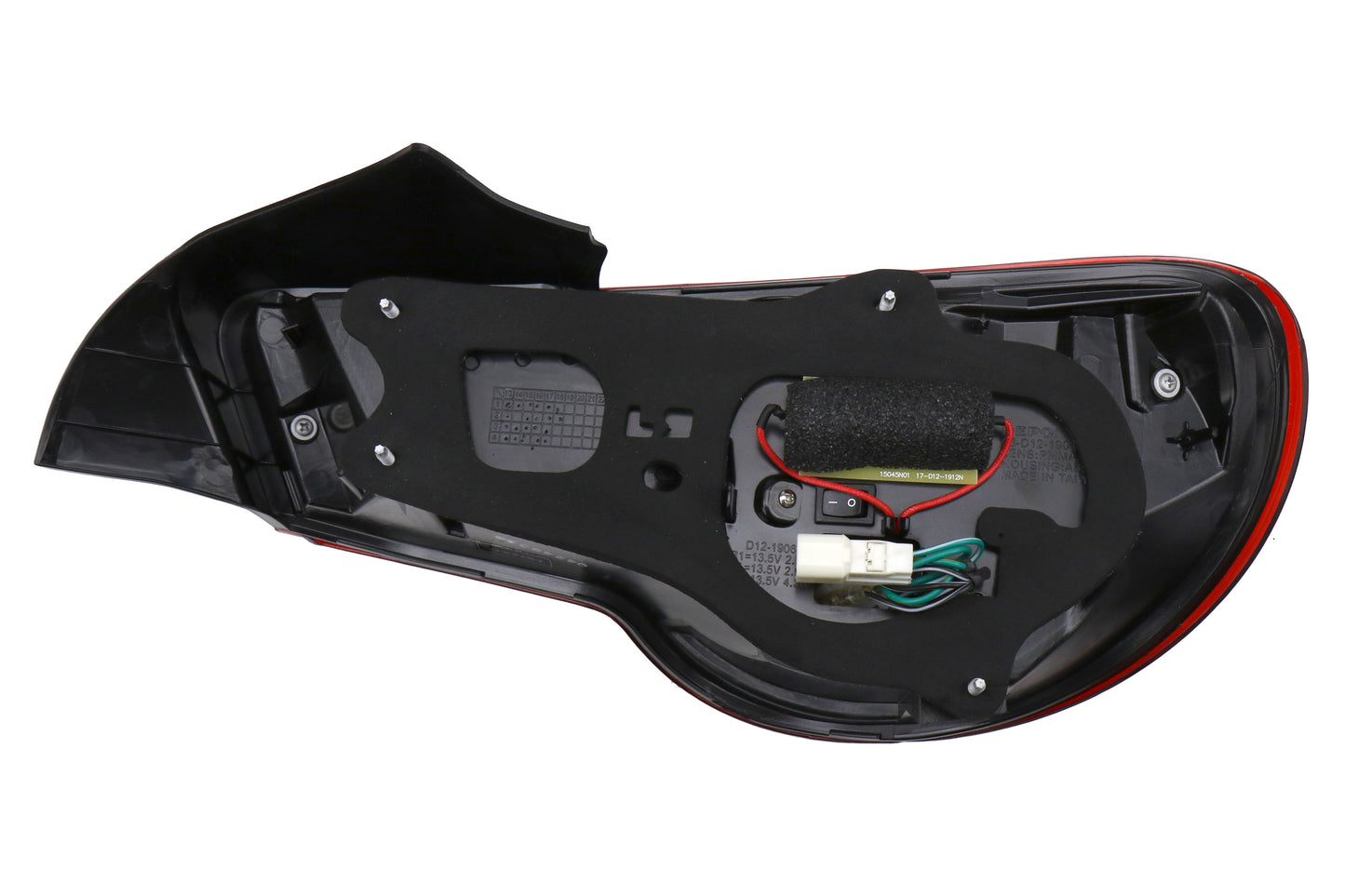 VALTT86Z-HC-2 Valenti Jewel LED Tail Lights (Red Lens, Chrome Reflector) - 2013+ FT86,