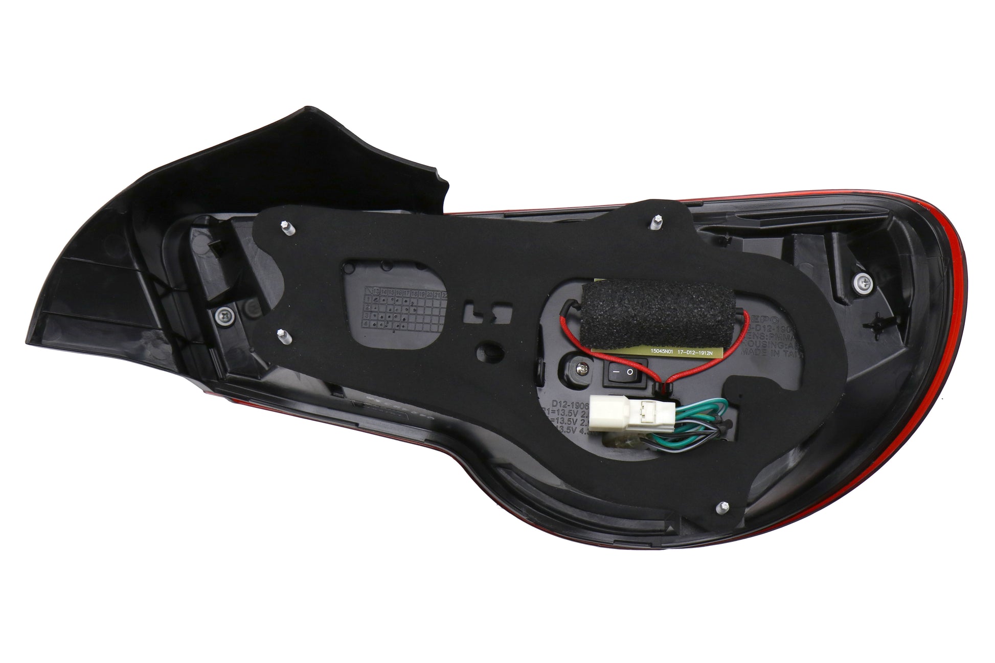 VALTT86Z-HC-2 Valenti Jewel LED Tail Lights (Red Lens, Chrome Reflector) - 2013+ FT86,