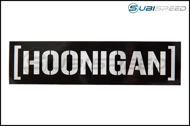 HOOHA326SCBR-BKSL HOONIGAN Censor Bar Sticker Black / Silver,
