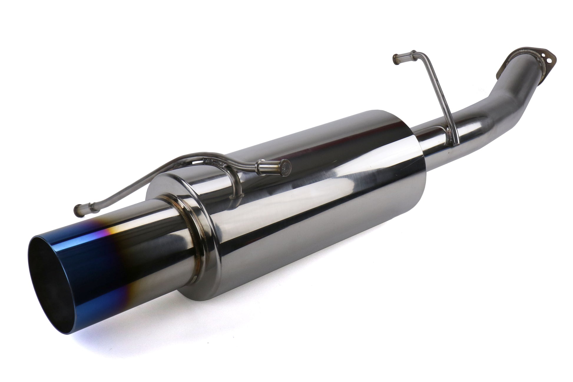 TXSWS02-RMA-TI TurboXS Axleback Muffler 4.5in Blued Tip - Subaru WRX 2002-2007 / STI 2004-2007,