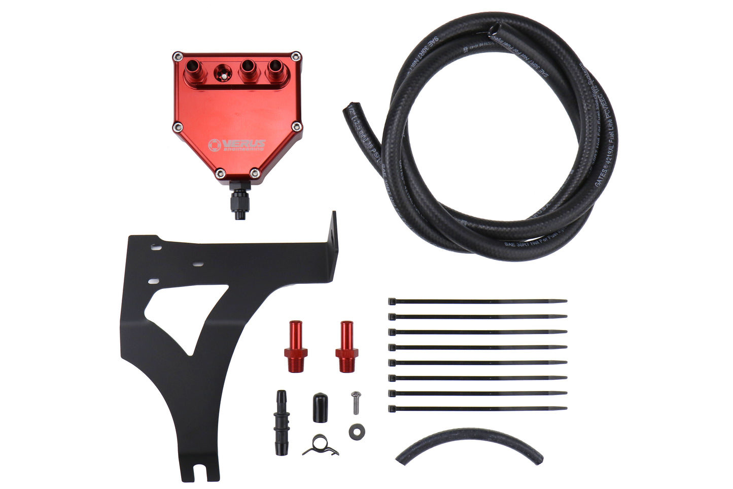 VERA0002A-RED Dual Air Oil Separator, Multi-Stage Filtering - 2013+ FT86-Red,