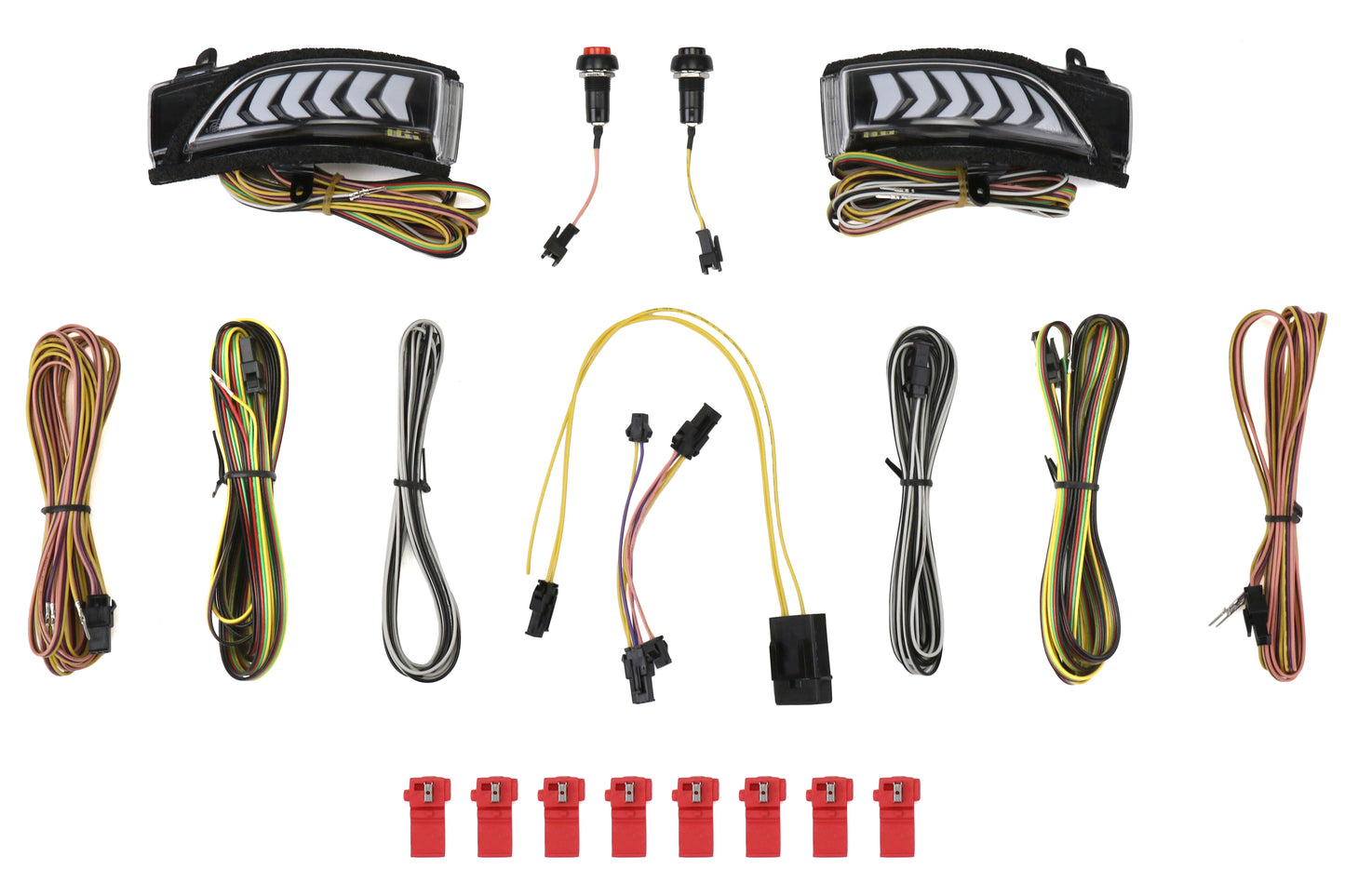 AVEAV-027-W-BC Avest Subaru Sequential Turn Signal Mirror Light (Black Inner) - 2015+ WRX / 2015+ STI / 2014+ Forester / 2013+ Crosstrek,