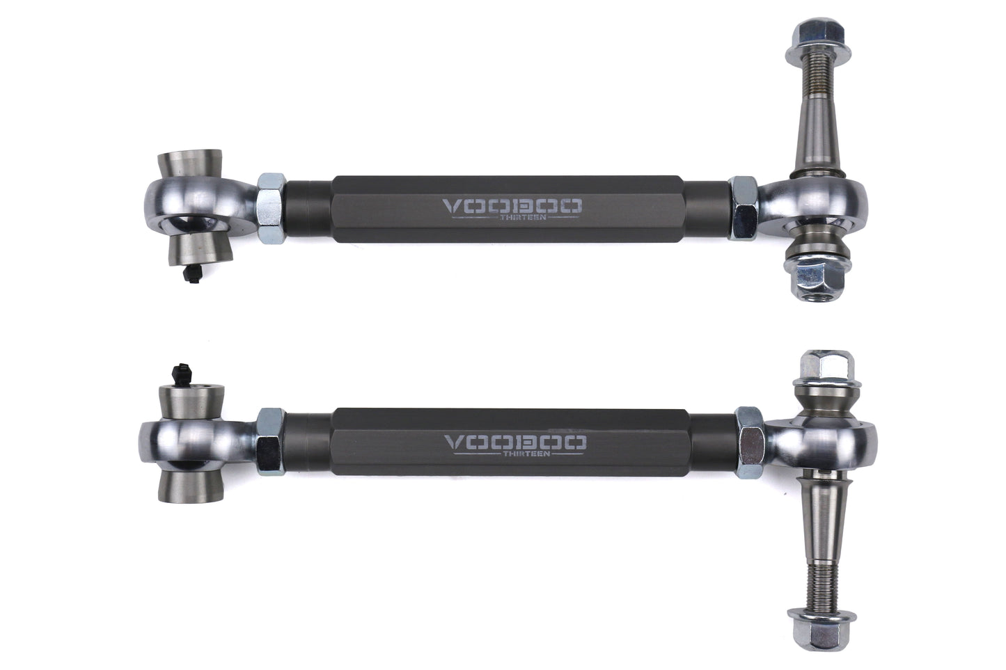 VODTOSC-0100HC VooDoo13 Adjustable Toe Arms (Rear) - 2013+ FT86-Hard Clear (Grey),