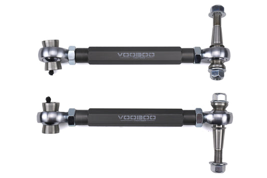 VODTOSC-0100HC VooDoo13 Adjustable Toe Arms (Rear) - 2013+ FT86-Hard Clear (Grey),