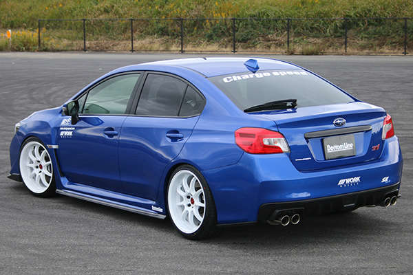 CRGCS9735SS1C Chargespeed Carbon Fiber Bottom Line T1 Side Skirts - 2015+ WRX / 2015+ STI,