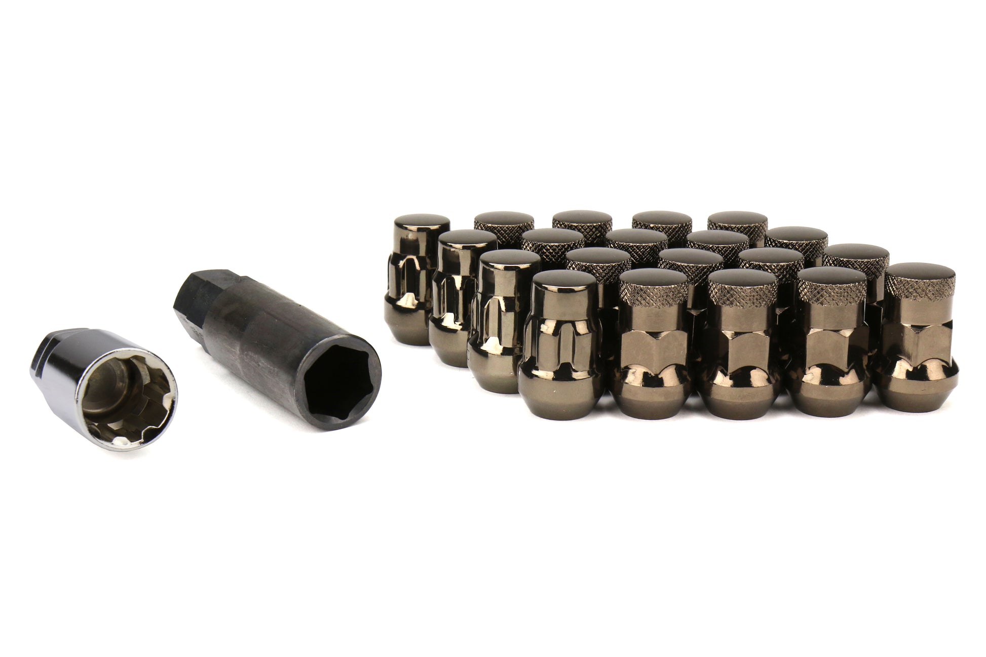 MUT32925TP Muteki SR35 Closed Ended Lug Nuts w/ Lock Set - 2015+ WRX / 2015+ STI / 2013+ FT86-Titanium,