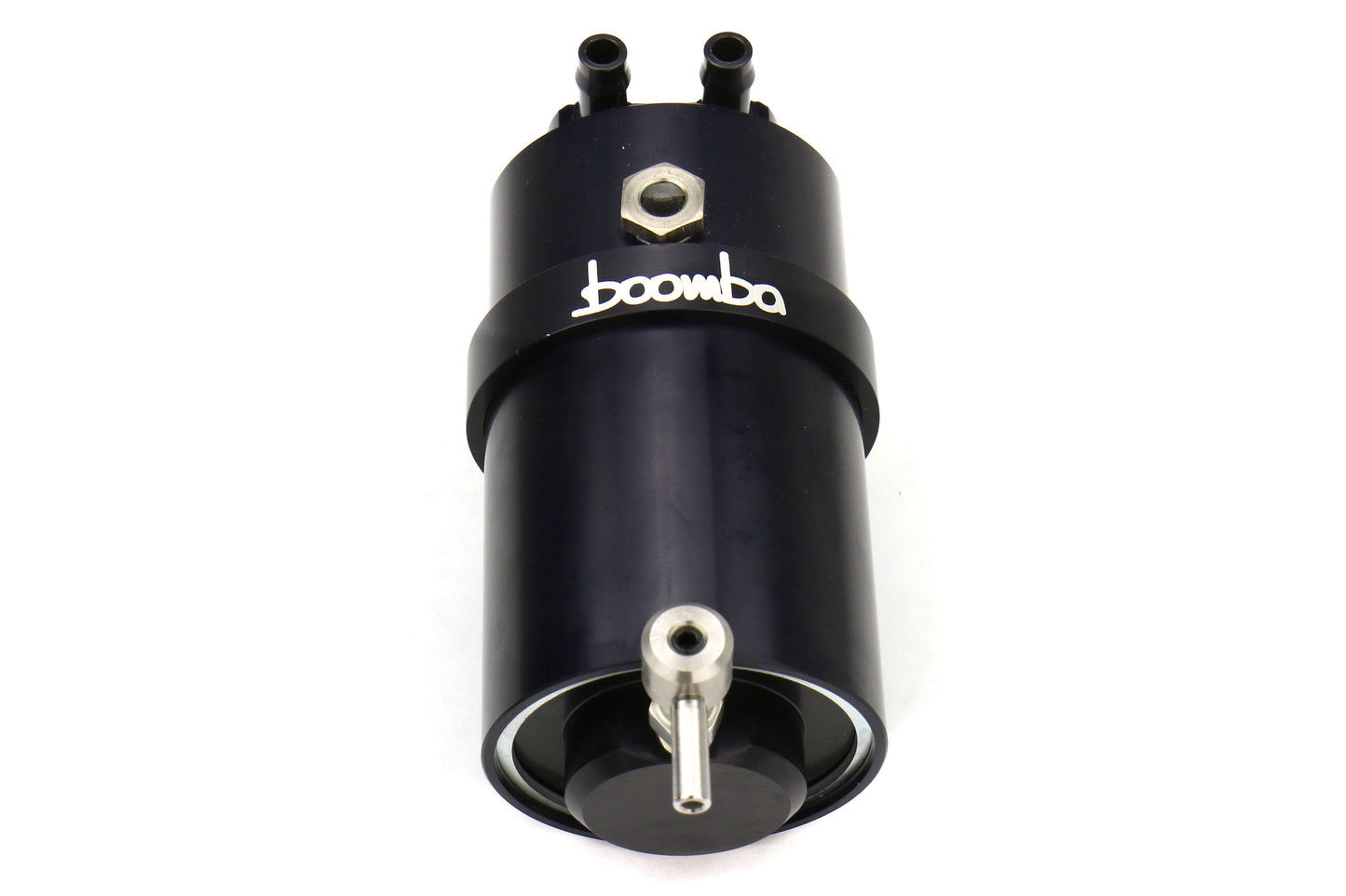 BBA031-00-026B Boomba Racing Stage 2 Oil Catch Can Kit (PCV) - 2015+ WRX-Black,